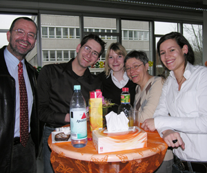 Photo of Brigitte Hower, Benjamin Davy, Thomas Hartmann, Gabi Zimmermann and Kathrina Schmidt.