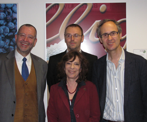 Michael Kolocek together with Ben Davy, Rachelle Alterman, Lutz Leisering.