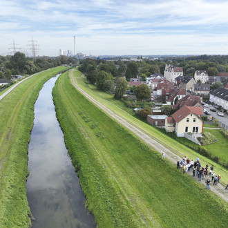 Aerial Picture from the excursion at the Emscher River (II)