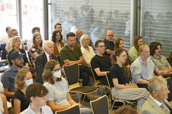 Audience at the inaugural lecture of Thomas Hartmnann