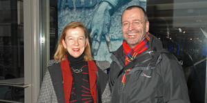 2013 - Ben Davy together with the Dean, Univ.-Prof. Christa Reicher.