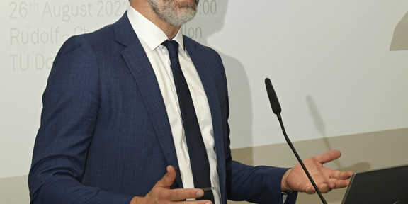 Thomas Hartmann at the podium
