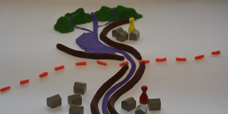 Model of a river catchment