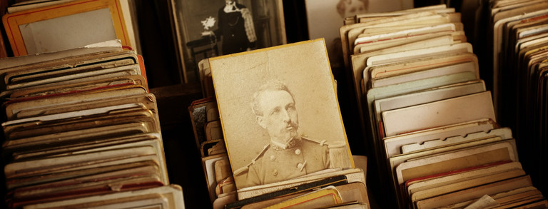 Old books and documents.
