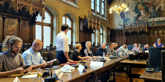 Members of the international Working Group in Munich City Hall