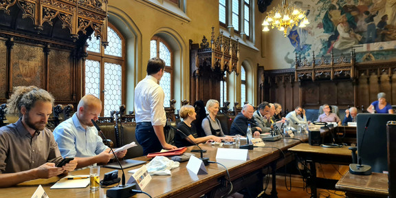 Mitglieder des Arbeitskreises der ARL im Münchner Rathaus