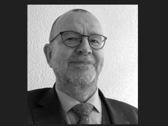 Black-and-white photo of Ben Davy