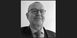 Black-and-white photo of Ben Davy