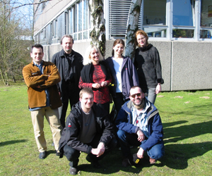 Group photo Standing: Can Malatacık, Dirk Haas, Dr. Regina Bormann, Kamilla Kanafa, Dr. Ira Janzen; in front: Andreas Schulze Bäing, Benjamin Davy.