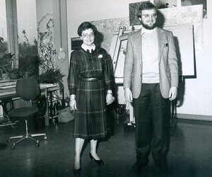 Gerd Geuenich with Brigitte Hower.